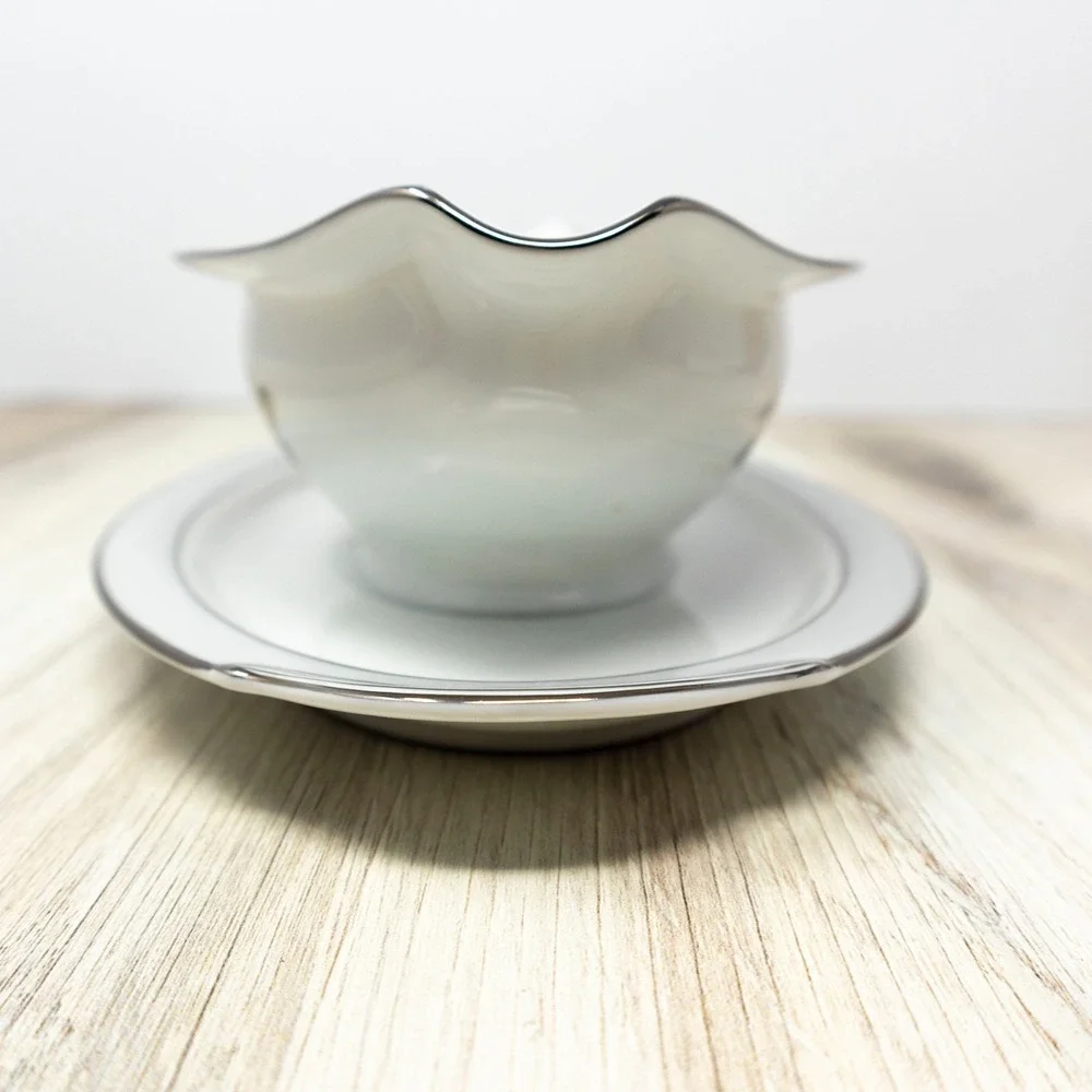 Vintage Noritake China Arlington Gravy Bowl Boat Pink Roses Japan Discontinued